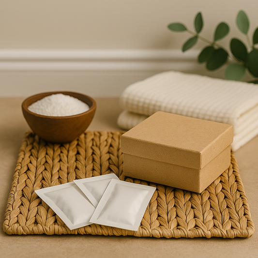 biodegradable laundry pouches – 4 pack | by ROOTIFY | eco-friendly + zero-waste,